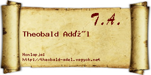 Theobald Adél névjegykártya